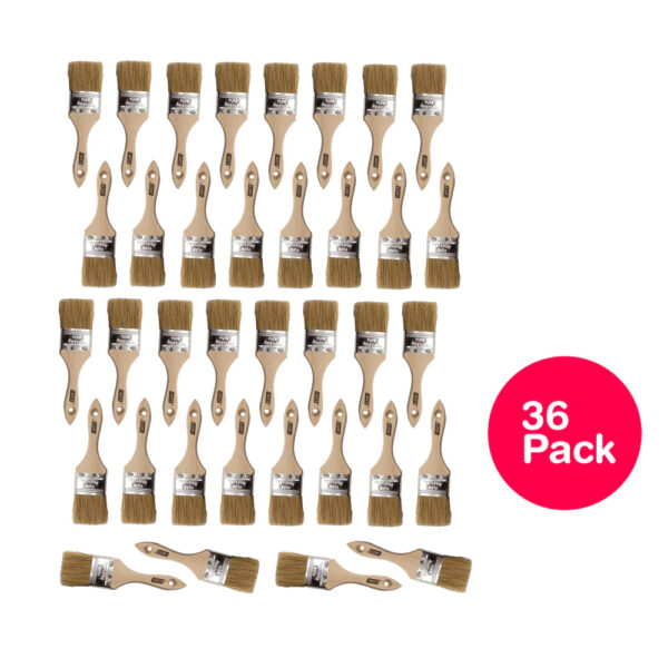2 Inch Chip Paint Brush Light Brown (36 Pack)03