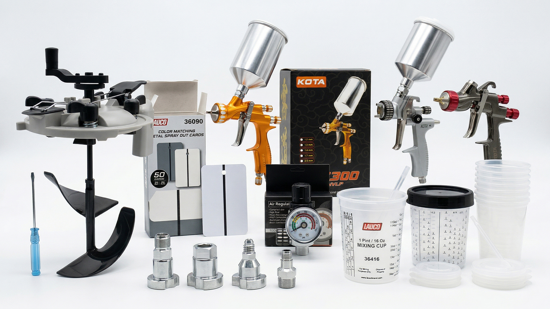 Paint Spray and Mixing